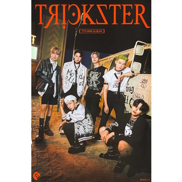 원어스 | ONEUS | 7TH MINI ALBUM [ TRICKSTER ] | (VERSION B) POSTER ONLY Hot on Sale