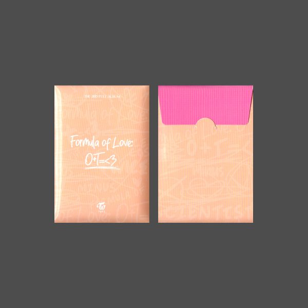 트와이스 | TWICE [ FORMULA OF LOVE: O+T=<3 ] | OFFICIAL PHOTOCARD SET (FULL OF LOVE VER.) For Cheap - Image 2