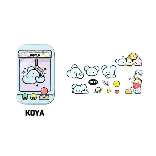 BT21 [ MININI ] TIN CASE STICKER SET Online now - Image 2
