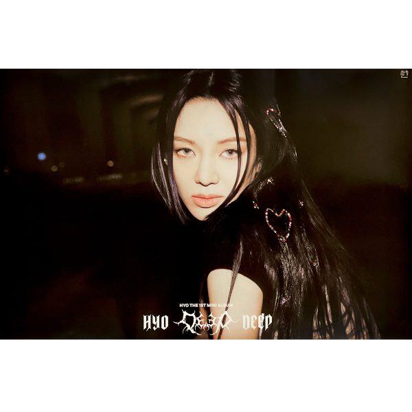 효연 | HYO | 1ST MINI ALBUM [ DEEP ] | (ILLUSION VER. B) POSTER ONLY Online