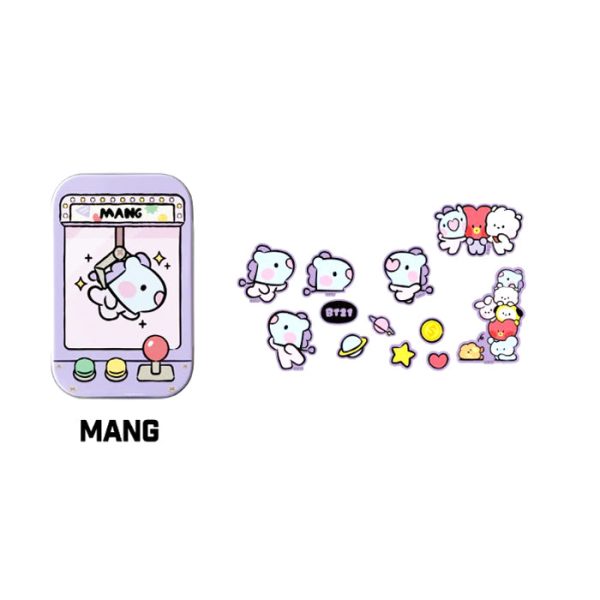 BT21 [ MININI ] TIN CASE STICKER SET Online now - Image 5
