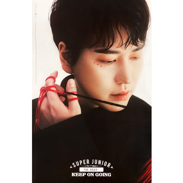 슈퍼주니어 | SUPER JUNIOR | 11TH ALBUM [ VOL.1  THE ROAD : KEEP ON GOING  ] | (LINE VER. - KYUHYUN) POSTER ONLY Sale